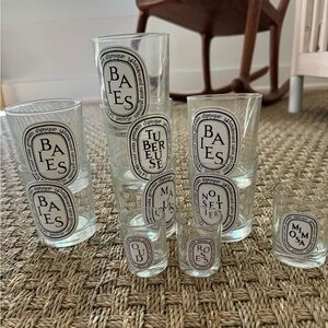 Lot of 10 Diptyque candle jars